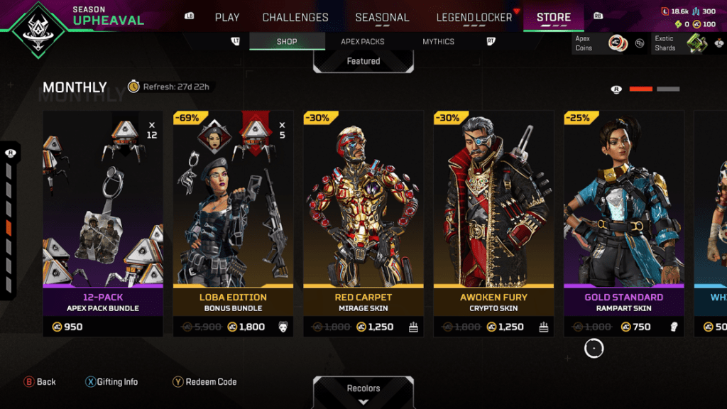 monthly apex legends tore 7th may